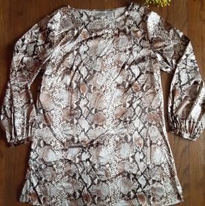 Chico's Snake Skin Print Tunic